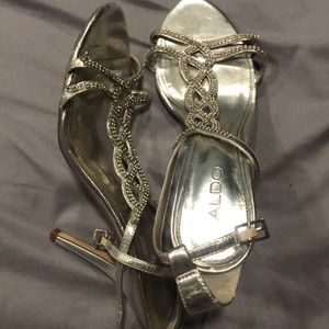 Silver heels